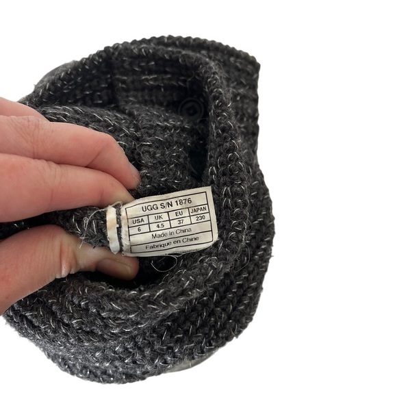 UGG Classic Cardy Button Detailed Knit Tall Boots - Picture 10 of 11